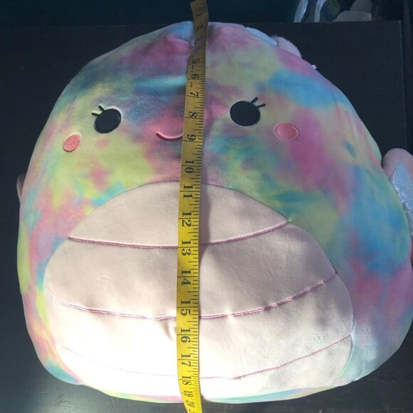 Squishmallows Wren Butterfly Pillow Plush Stuffed Toy Rainbow Tie-Dye Multicolor - Picture 5 of 15